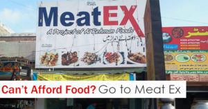 Meat Ex is offering free food in lahore