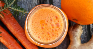 Carrot Ginger and Orange Juice