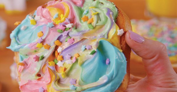 unicorn toast