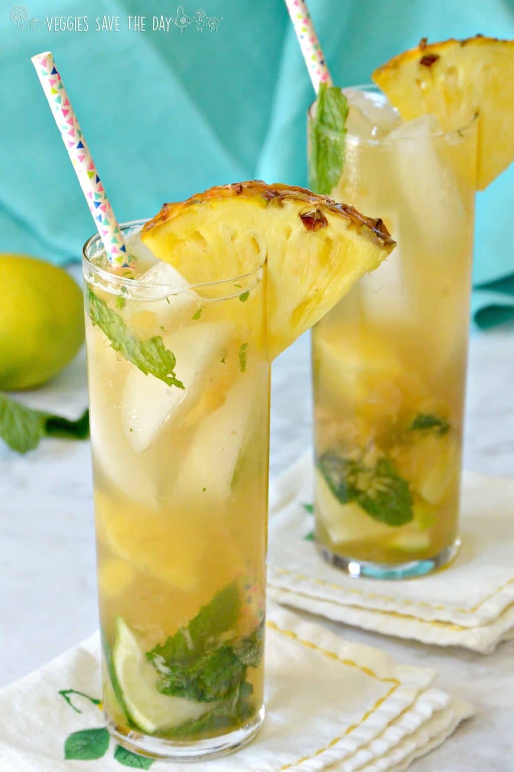 Fresh Pineapple Mojito Recipe | The Cook Book