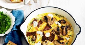 Herb Omelette with Mushroom