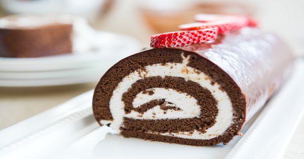 Chocolate and Coffee Roulade