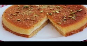 Basbousa Semolina Cake Recipe 1