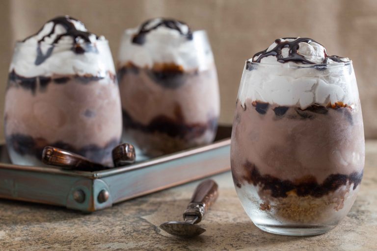 Chocolate Caramel Ice Cream Trifle