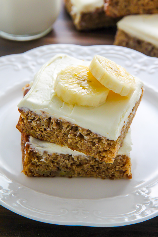 Frosted Banana Bars