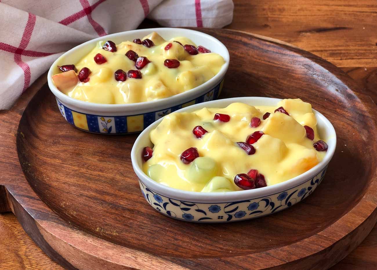 Recipe For Beginners Fruit Custard Recipe With Custard Powder 1 1