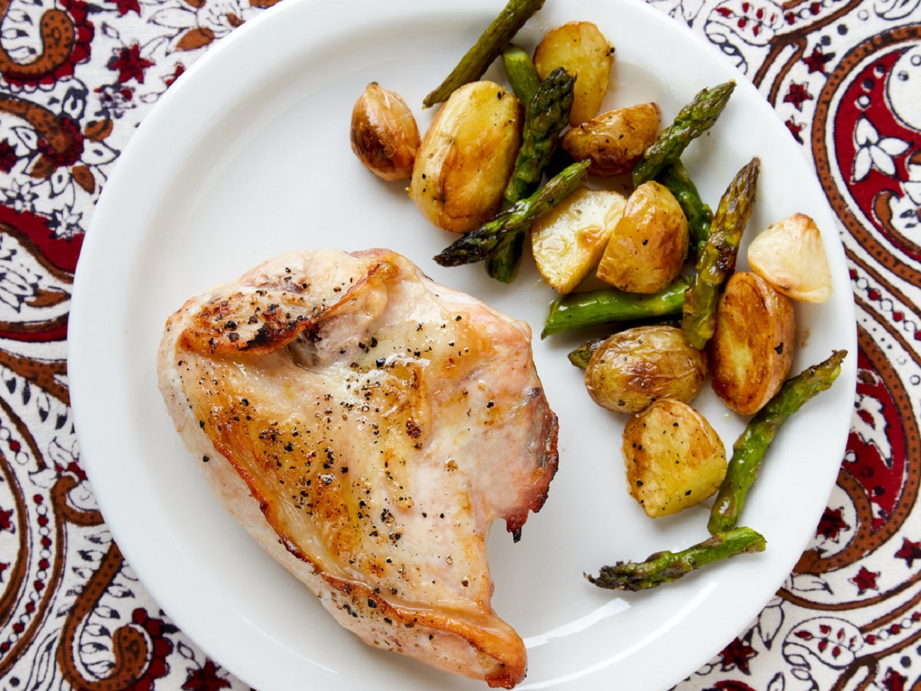 Chicken On Roasted Potato Recipe - The Cook Book