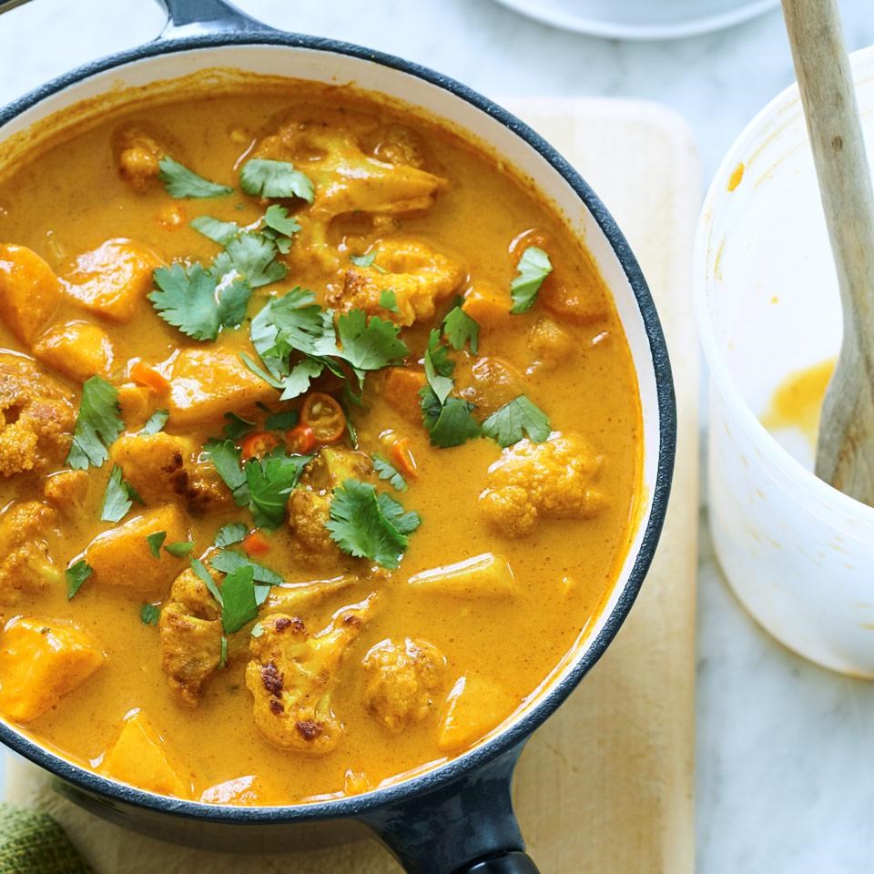 Curried Cream of Cauliflower Soup