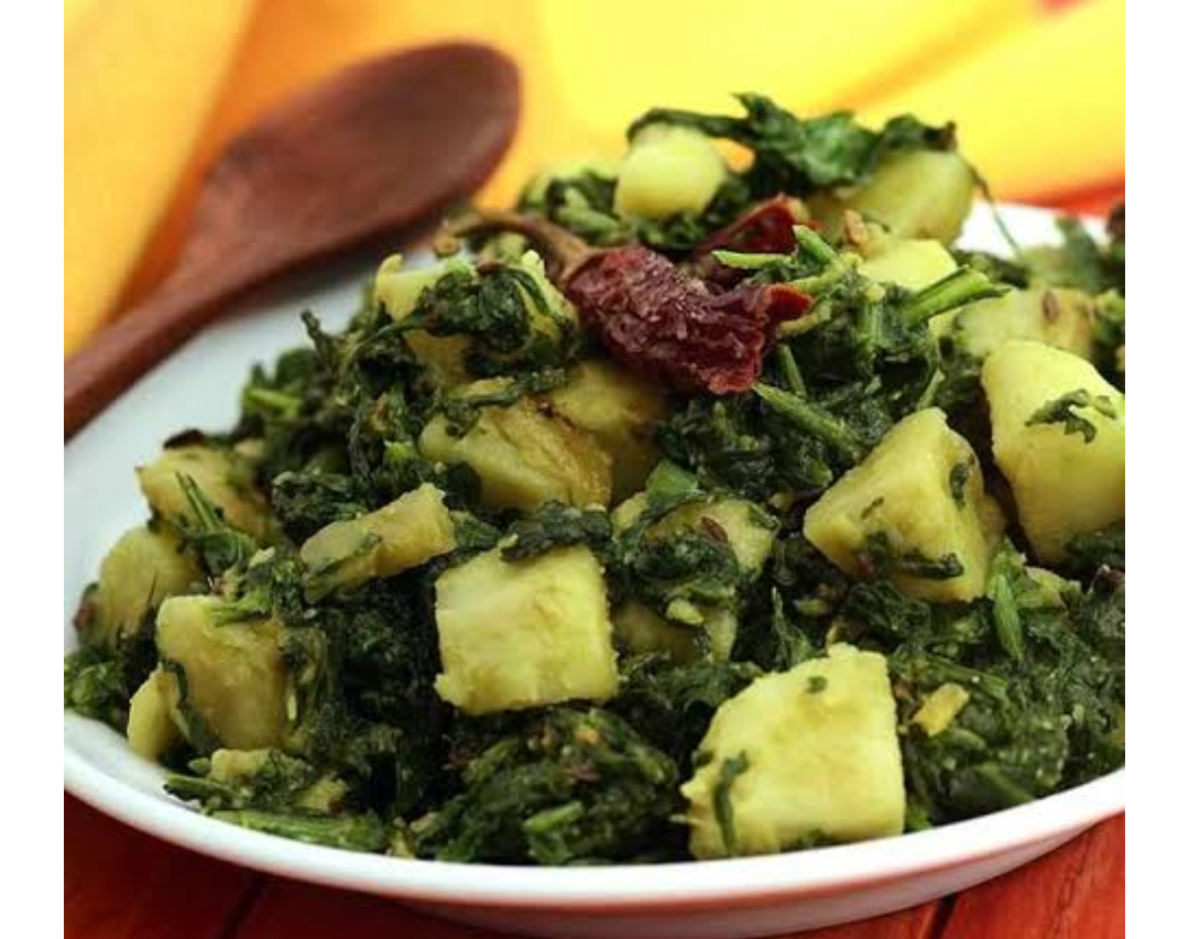 National's Aloo Palak Recipe | The Cook Book