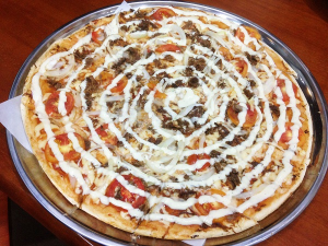 Shawarma Delight Pizza Recipe