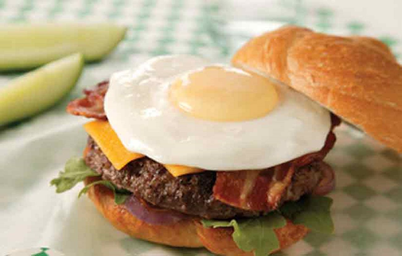 Spanish Style Omelet Burger