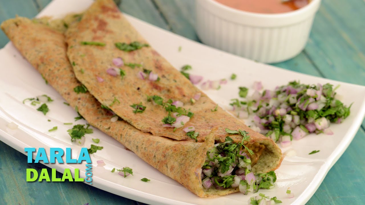 Whole Moong Dosa (Healthy Heart Snack) by Tarla Dalal The Cook Book