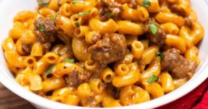 Barbecue Macaroni Beef ccexpress