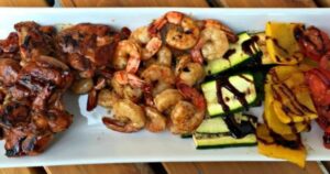 Barbecued Chicken And Shrimp ccexpress