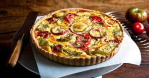 Roasted Yellow Pepper and Tomato Tart ccexpress