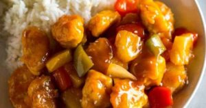 Sweet N Sour Chicken Rice ccexpress