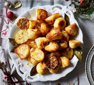 lemon garlic bay roast potatoes