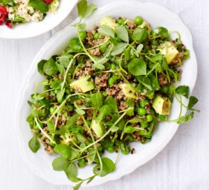 quinoa pea avocado salad