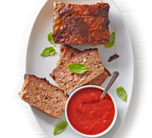 Beef bacon meatloaf