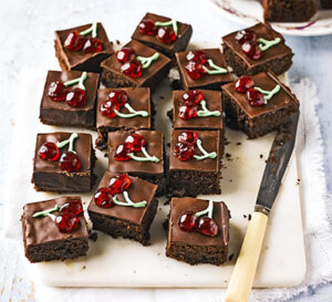 Black Forest brownies