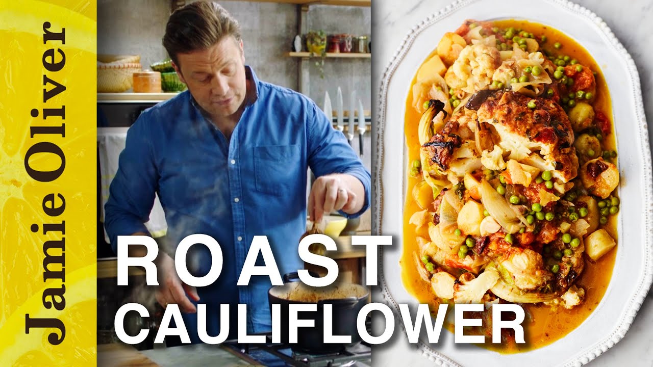 Pot Roast Cauliflower | Jamie Oliver's Meat-Free Meals - The Cook